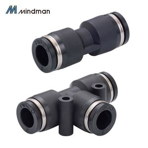 Raccord de tuyau en acier PE MPE 4-16T nouvelle condition connexion rapide à trois voies avec pièces pneumatiques en matière plastique - Product Image 3