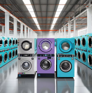 2024 nuovo modello commerciale <span class=keywords><strong>a</strong></span> <span class=keywords><strong>gettoni</strong></span> da 12kg macchina lavanderia industriale Self-service per lavaggio e asciugatura - Product Image 1