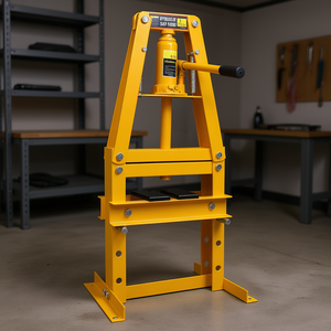 Presse hydraulique d'atelier 6 tonnes, réglable, à cadre en A, pour utilisation sur plan de travail de garage - Product Image 2