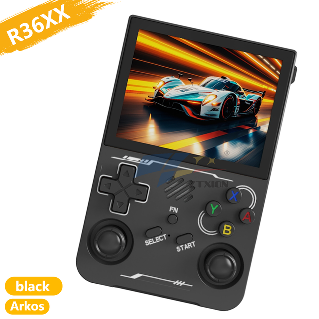 R36XX Handheld Game Console 64GB Update Wifi Function Support 2 Player Retro Video Game Console for PSP
