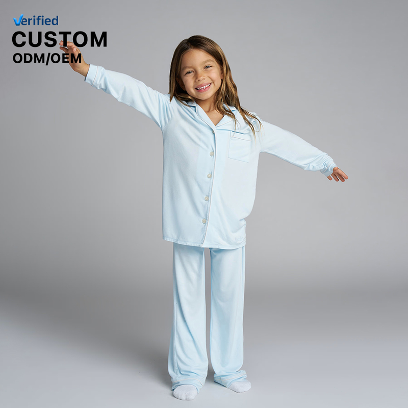 Custom Thermal Breathable Kids Bamboo Cotton