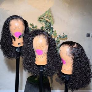 Perruques de cheveux naturels vietnamiens bruts 15A, 100 % cheveux humains, Vente en gros de perruques de cheveux humains vierges indiens, Meilleure perruque bouclée birmane HD Lace - Product Image 1