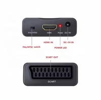 WISTAR 1080P HDMI vers péritel HDMI Convertisseur vidéo Adaptateur audio avec câble USB pour Box TV