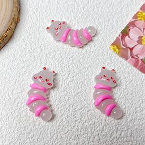 Dessin animé galvanoplastie changement progressif couleur tête de lapin image bricolage décoration de voiture acrylique charme usine grande remise Promotion - Product Image 3