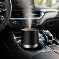 Diffuseur de parfum portable rechargeable pour voiture, atomiseur sans eau, silencieux, avec capteur intelligent, OEM ODM, pour l'intérieur des véhicules