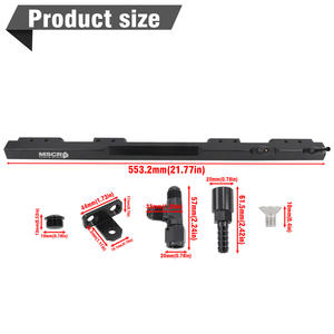 قضيب وقود من الألومنيوم المصبوب يناسب جيب رانجلر/تي جيه/شيروكي إكس جيه 4.0 لتر 1997-2001 وجيب جراند شيروكي 4.0 لتر إل6 بنزين 1995-2004 - Product Image 4