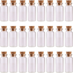 Bouteille à souhaits en cristal naturel en stock, gravier d'améthyste, pierres précieuses, bouteille en verre, éclats de cristal - Product Image 3