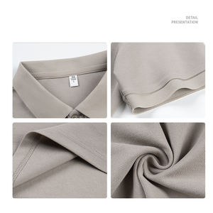 Polo de golf de punto de algodón elástico de alta calidad Super September Polo de negocios de manga corta para hombres - Product Image 3