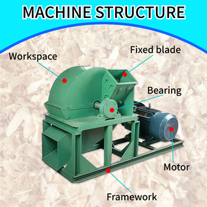 Machine <span class=keywords><strong>à</strong></span> copeaux de <span class=keywords><strong>bois</strong></span> directe en usine <span class=keywords><strong>à</strong></span> structure robuste - Product Image 4