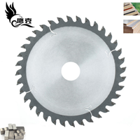 Lame de scie circulaire diamantée PCD de qualité industrielle, soudée haute fréquence OEM, diamètre 180 mm, pour scie à table de précision et découpe de panneaux