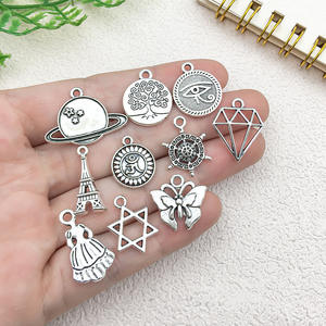 Pabrik langsung perak kuno aksesoris Tibet gelang Diy hexagram Turret Alloy Set - Product Image 3