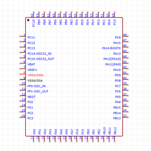 Microcontrôleur 32 bits STM32G070RBT6 LQFP-64, composant électronique de circuit intégré à semi-conducteurs analogiques - Product Image 5