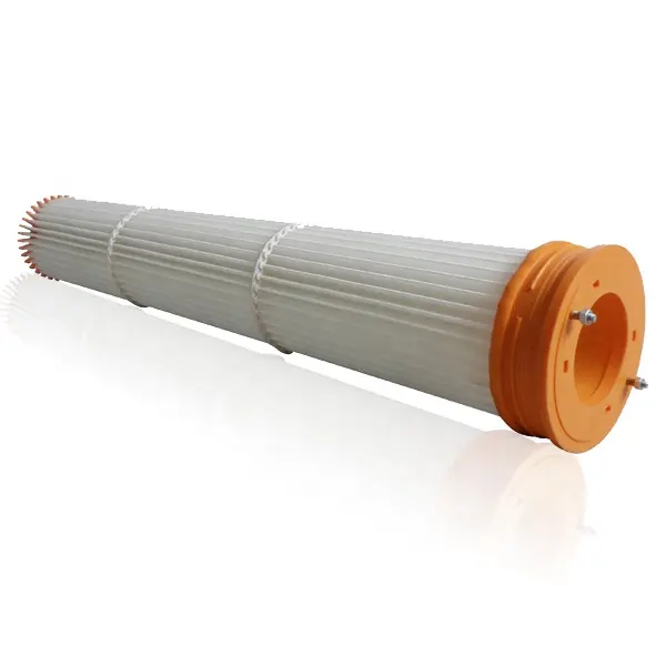 Cement Top Silo Bag Dust Collector Long Pulse Pleated Air Filter Cartridges For Powder Coating