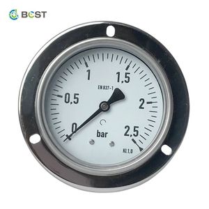 BCST High Accuracy Stainless Steel Gauge for Industrial Gas -0.1~25MPa <b>Range</b> 1 Year Quality Guarantee Y Stainless Steel Oil - Product Image 2