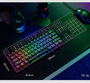 60 Rgb Hyperx Mechanical Gaming <b>Keyboard</b> Ultra Compact Form Factor Origins 60 X Origins 60 Mechanical - Product Image 3