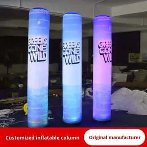 Poste de Luz Inflable Multicolor, Impermeable, de Tela Oxford, para Publicidad en Tiendas de Celulares, Arco Luminoso para Apertura - Product Image 3