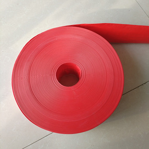 Enrouleurs de tuyaux de jardin plats en PE tissé haute pression, multi-tailles, rouges, pour systèmes d'irrigation agricole et de jardinage économes en eau - Product Image 3