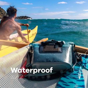 Borsa Termica Pieghevole Riutilizzabile <span class=keywords><strong>in</strong></span> PVC Ecologico con Logo Personalizzato per Spiaggia e Campeggio - Product Image 5