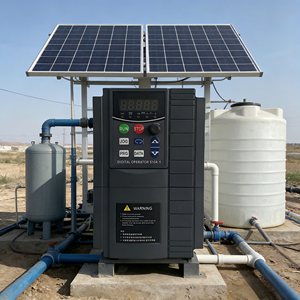 Variateur de fréquence solaire OLU triphasé AC 220V 7,5 kW 10 CV avec algorithme MPPT avancé pour pompe solaire - Product Image 1