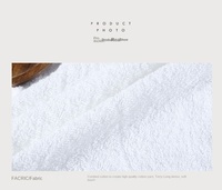 Albornoz de Hotel y Casa de Huéspedes 100% Algodón Terry - Grueso, de Algodón Puro, Suave, Absorbente, para Hombres y Mujeres