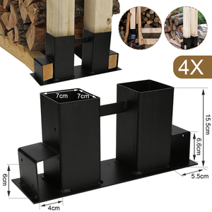 Bulk custom made high quality durable hot dipped galvanised storage metal firewood racks Firewood log racks