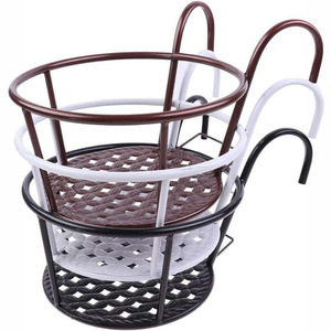 Étagère murale européenne en fer forgé pour balcon, support suspendu pour orchidées, pothos et plantes succulentes - Product Image 3