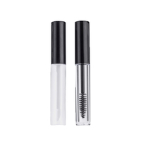 Conteneurs vides pour gloss à lèvres de 10 ml en gros, avec impression d'écran en matériau PET, logo personnalisé, applicateur à brosse