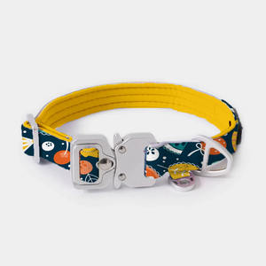 Conjunto de <span class=keywords><strong>Collar</strong></span> y Correa Táctica para Perro con Diseño Personalizado, <span class=keywords><strong>Collar</strong></span> Acolchado Suave de <span class=keywords><strong>2cm</strong></span>, 4cm y 5cm de Ancho para el Entrenamiento de Perros - Product Image 1