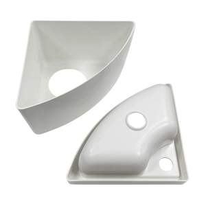 Commercio all'ingrosso piccolo triangolo acrilico angolo singolo lavabo RV <span class=keywords><strong>bagno</strong></span> <span class=keywords><strong>lavandino</strong></span> per <span class=keywords><strong>Camper</strong></span> roulotte RV barca - Product Image 3