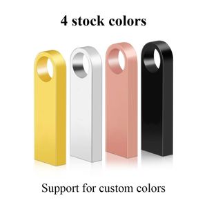 Custom Logo USB Flash Pen Drives Customizable Logo 8GB 16GB 32GB 64GB USB 3.0 Metal 128 GB U Disk <b>Memory</b> Card Memoria <b>Stick</b> - Product Image 2