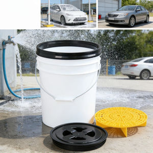 Cubo de embalaje multifuncional de 20L, venta directa de fábrica, cubo de lavado de autos de 20L hecho de plástico - Product Image 5