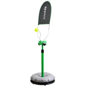 Equipo de entrenamiento de tenis/pickleball portátil, herramienta de entrenamiento de práctica de rebote, reboteador, pelota oscilante, ejercitador deportivo - Product Image 1