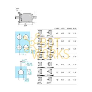 Schneider Electric ZB5AV4D4 - Neuf - Product Image 1