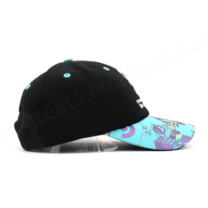 Casquette de baseball personnalisée de haute qualité avec logo brodé, casquette de sport non structurée en tissu élastique, casquette de course à pied à motif de points, unisexe - Product Image 3