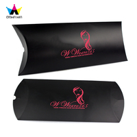 Emballages mats personnalisés pour extensions de cheveux, sacs d'emballage de luxe pour extensions de cheveux