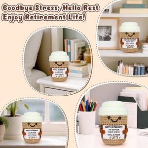 Cadeaux <span class=keywords><strong>de</strong></span> retraite amusants en crochet faits à la main pour femmes et hommes, cadeaux <span class=keywords><strong>de</strong></span> départ du bureau pour les retraités - Product Image 6