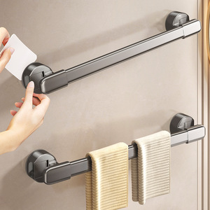 Support mural à ventouse sur mesure pour salle de bain, porte-serviettes simple, design breveté durable, origine Wenzhou - Product Image 2