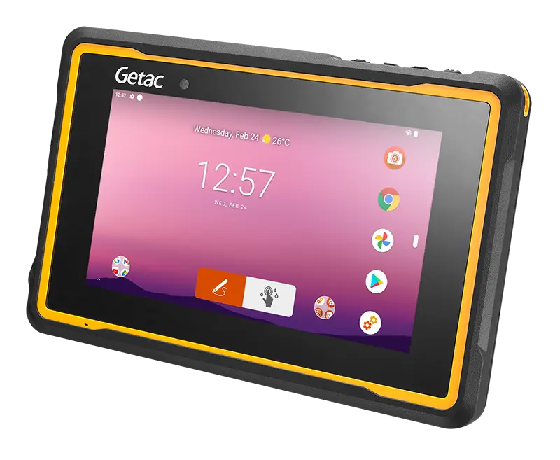 GETAC ZX70 Tablet Android 7 Inci Tahan Banting Penuh untuk Penggunaan Industri dan Luar Ruangan Ip67