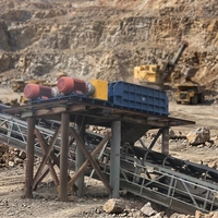Concasseur à double rouleaux avec commande PLC, moteur AC et boîte de vitesses pour l'extraction du charbon, capacité de 1200 t/h, solution personnalisée pour le traitement de la pierre/du minerai