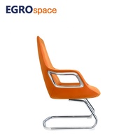 Fauteuil de bureau ergonomique de direction en cuir, pivotant, de luxe moderne, pour réception et visiteurs, EGROspace