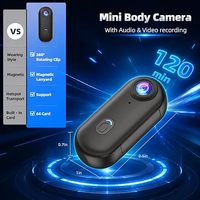 Caméra d'action sportive étanche 30M pour collier de chat, mini Wi-Fi 1080P, résolution vidéo 4K 30FPS, enregistrement 10x pour casque de moto