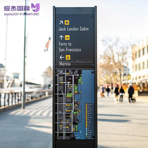 Wholesale Large Outdoor Aluminium Illuminated Wayfinding Signage Led Pylon Sign for <strong>Signpost</strong> Totem - Product Image 3