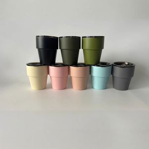 Taza de Café y Cerveza de Acero Inoxidable 304 de Doble Pared con Aislamiento Térmico de 6-12 Horas, Portátil para Coche y Uso en Exteriores, Mini - Product Image 2