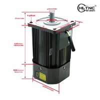 50/60HZ 110V 220V 380V 1400 RPM Type de vitesse constante électrique moteur à Induction monophasé 250W Micro motoréducteur à courant alternatif