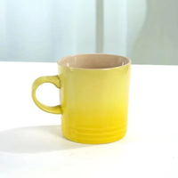 Tasses de dégradé de couleur de Style nordique populaire tasse Macaron créative couleur dégradée couleur fraîche tasse arc-en-ciel tasses en céramique avec cadeau à la main