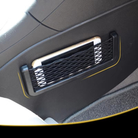 Boîte de rangement multifonctionnelle créative pour voiture, organisateur de siège arrière en maille, matériau ABS+Polyester, 1 compartiment pour téléphone et articles divers