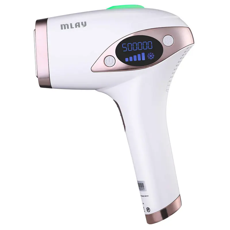 Mlay T4 Ice Laser Epilateur pour Femmes Usage Domestique pour Visage Jambes Bikini Aisselles Épilation Rajeunissement de la Peau et Traitement de l'Acné