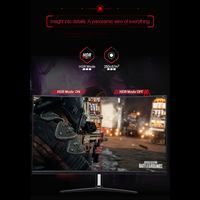 Écran d'ordinateur incurvé pour joueur 27 "144Hz 2K Moniteur 4K 32" 240Hz avec résolution 1920x1080 pour utilisation vidéo et jeu