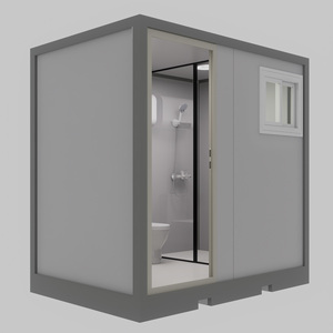 European Standard Outdoor Toilet Prefabricated Integrated Modular Bathroom Portable Toilet Separate Shower <b>Unit</b> Prefab Bathroom - Product Image 4