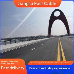 Instalasi Konstruksi Kabel Jembatan Kabel Penyangga Jembatan Kecepatan Tinggi Batang Struktur Baja Tahan Karat Pra-tekan Sling Tembaga AiSi - Product Image 5